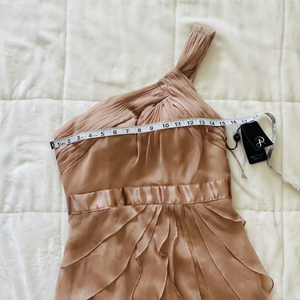 Dress | size 6 | Adrianna Pappel | Cocktail  | Champagne, blush, nude - Picture 13 of 14